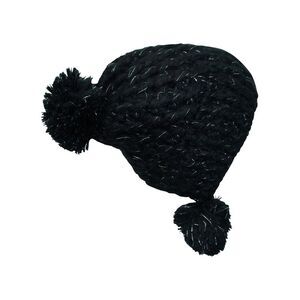Soft Knit Triple Pom Pom Beanie Hat